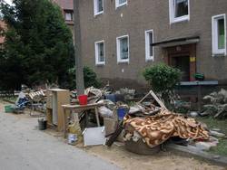 Nach dem Hochwasser in G�rlitz